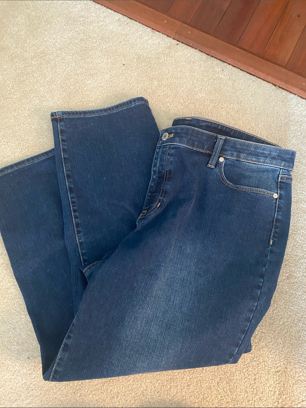 Talbots straight crop size 16 jeans excellent condition